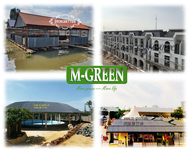 Đa dạng các ứng dụng từ tôn ngói nhựa asa