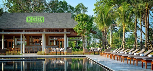 Ứng dụng của ngói bitum phủ đá M-GREEN trong quán cà phê